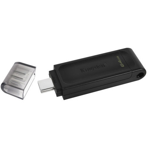 Memorie USB DataTraveler 70 64GB USB-C Black