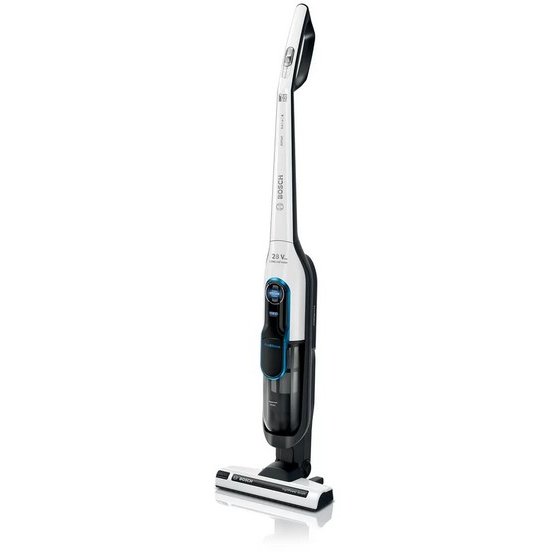 Aspirator vertical cu acumulatori BCH86SIL1 Serie 6 Athlet ProSilence 28Vmax Alb