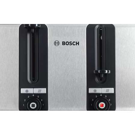 Prajitor de paine Bosch TAT7S45 1800W 4 sloturi Graphite