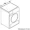 Uscator de rufe cu condensare si pompa de caldura Bosch WTR85V00BY Serie 4 7 kg Clasa A++ Alb