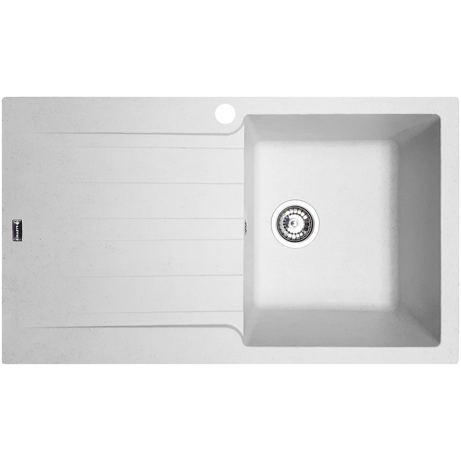 Chiuveta bucatarie SIERRA Durothek 1B 1D DR White