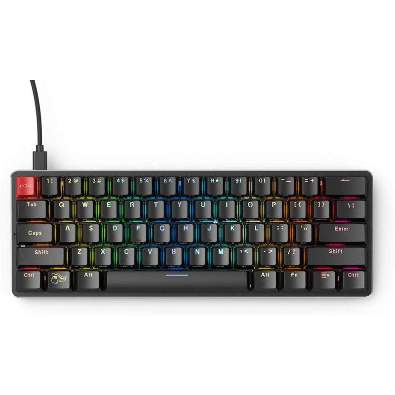 Tastatura gaming GMMK Compact RGB Gateron Brown Mecanica