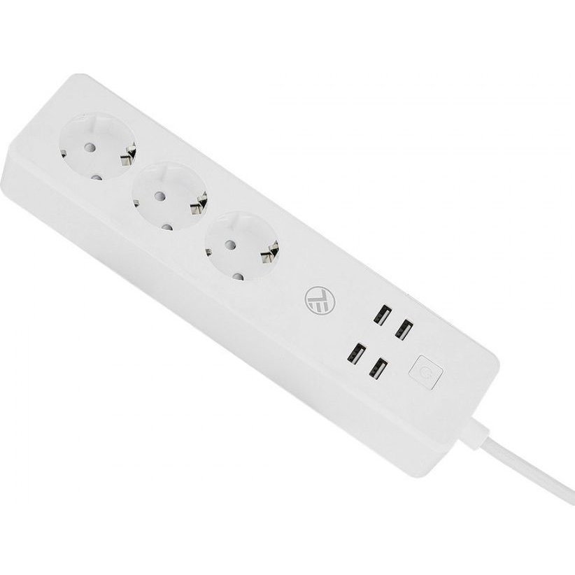 Prelungitor smart 3 Prize 4x USB 2200W 10A 1.8m White