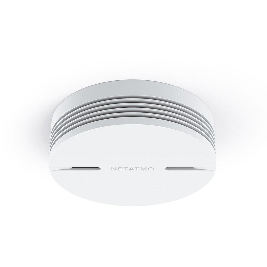 Detector de fum Smart Smoke Alarm 85dB Alerte mobil Wi-Fi Alb