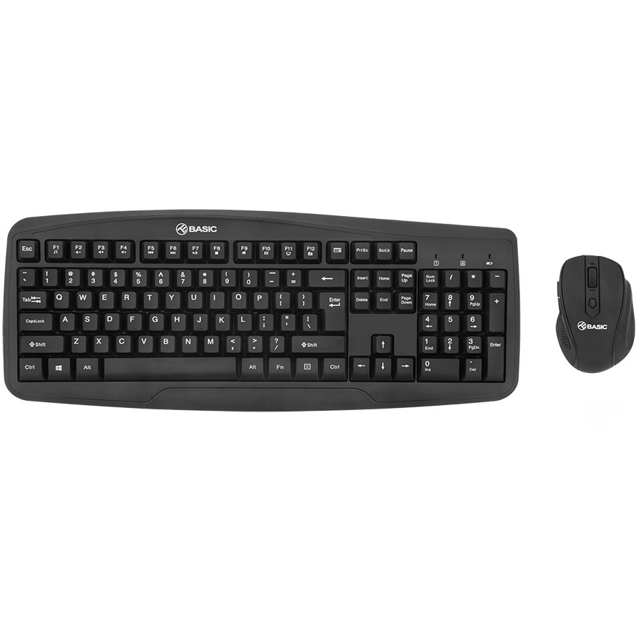 Kit tastatura si mouse Basic Black