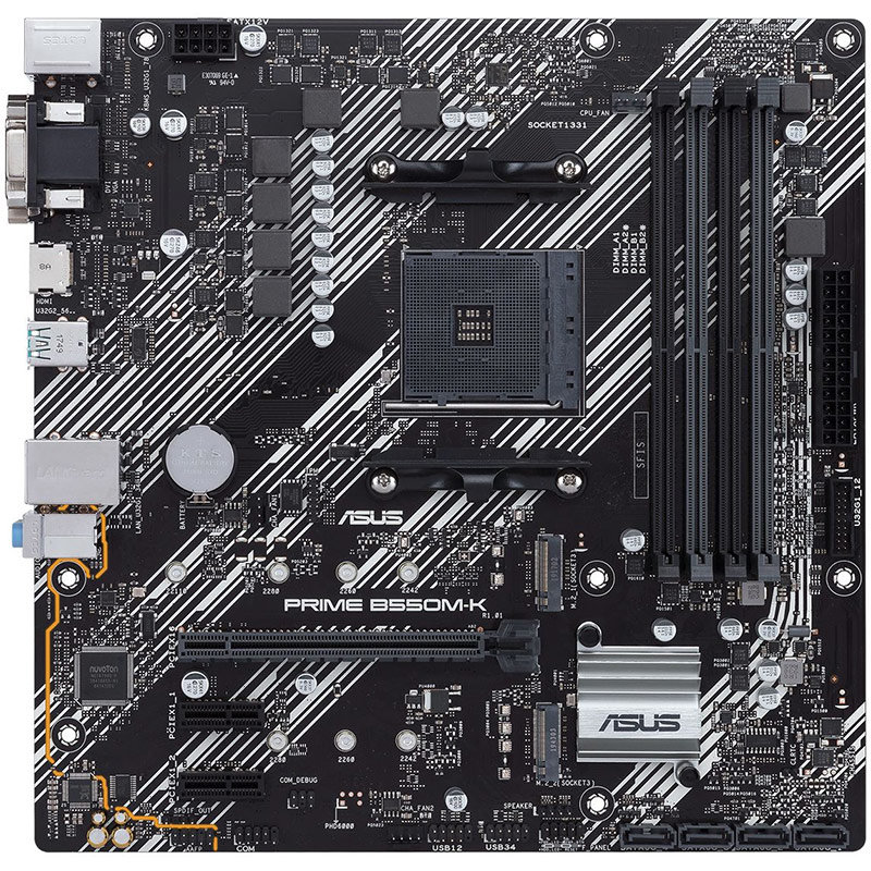 Placa de baza PRIME B550M-K AMD AM4 mATX