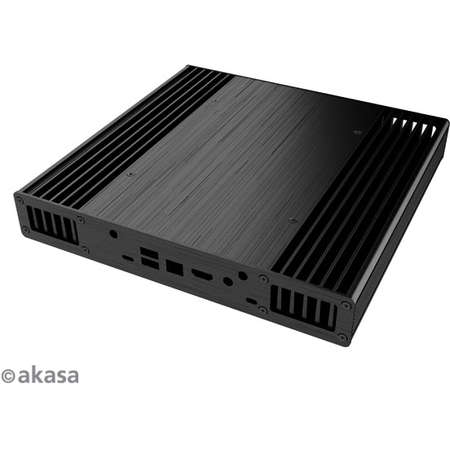 Carcasa AKASA Intel NUC Plato X7 Fan Suport 2.5 HDD/SSD Negru