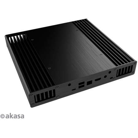 Carcasa AKASA Intel NUC Plato X7 Fan Suport 2.5 HDD/SSD Negru