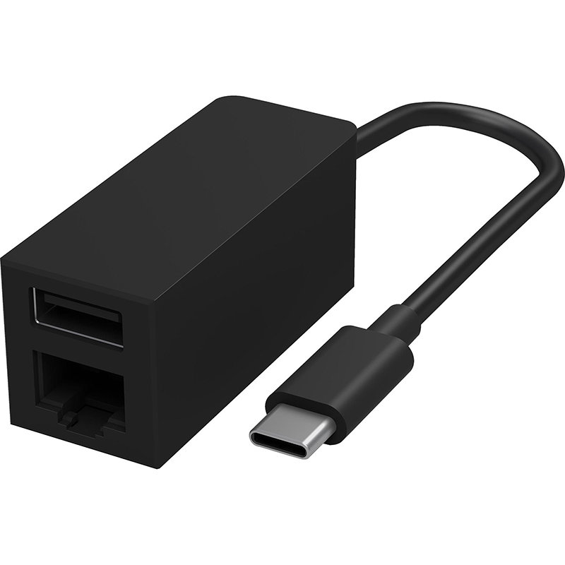 Adaptor Surface USB-C la Retea si USB 3.0 Black