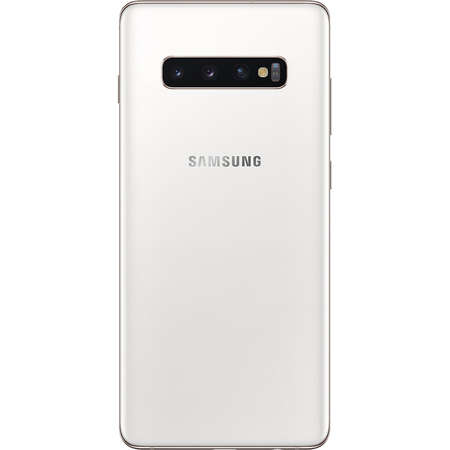 Telefon mobil Samsung Galaxy S10 Plus G975FD 128GB 8GB RAM Dual Sim 4G Ceramic White