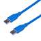 Cablu AKYGA AK-USB-14 USB Male - USB Male 1.8m Blue