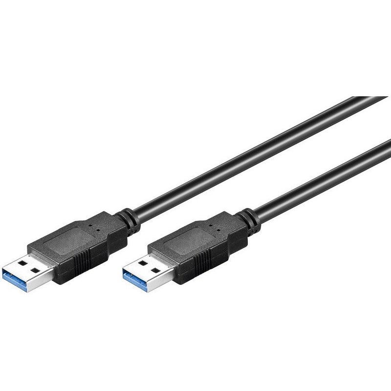 Cablu de date USB A - USB A 1m Black