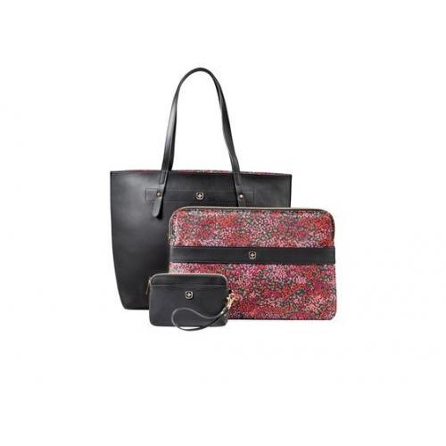 Geanta Laptop 604807 MarieSol 14inch Black/Floral