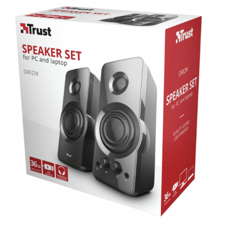 Boxe Trust 23695 Orion 2.0 Speaker Set Black
