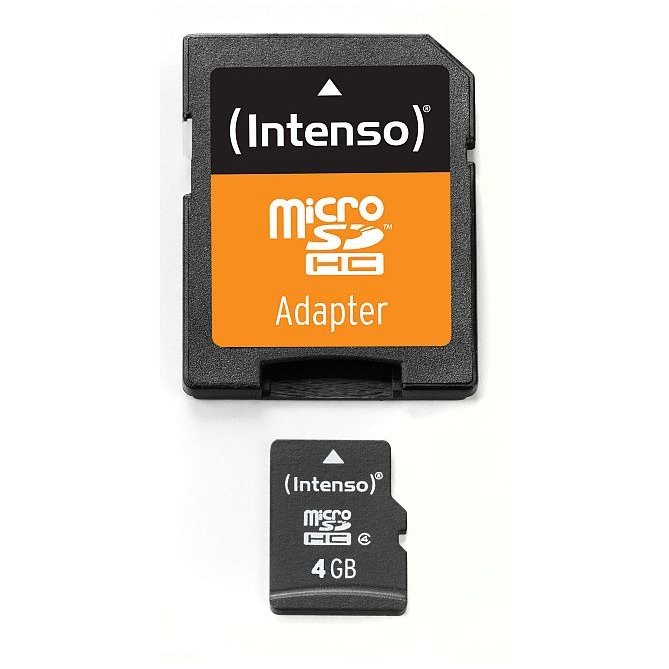 Card de memorie 4GB Micro SDHC Clasa 4 + Adaptor SD