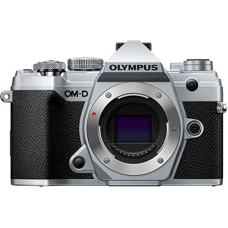 Aparat foto Mirrorless Olympus E-M5 Mark III Pancake Zoom Kit Silver M.Zuiko digital ED 14-42mm 3.5-5.6 EZ Silver