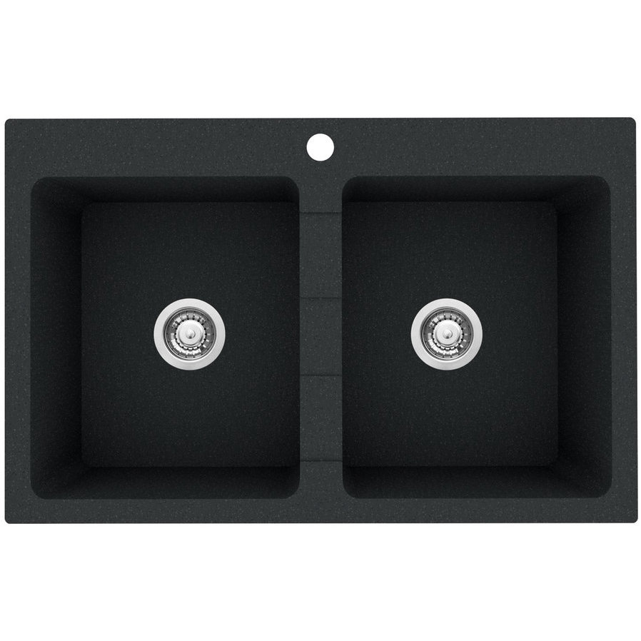 Set Chiuveta bucatarie granit SPARTA 2B + Baterie BELLO Black