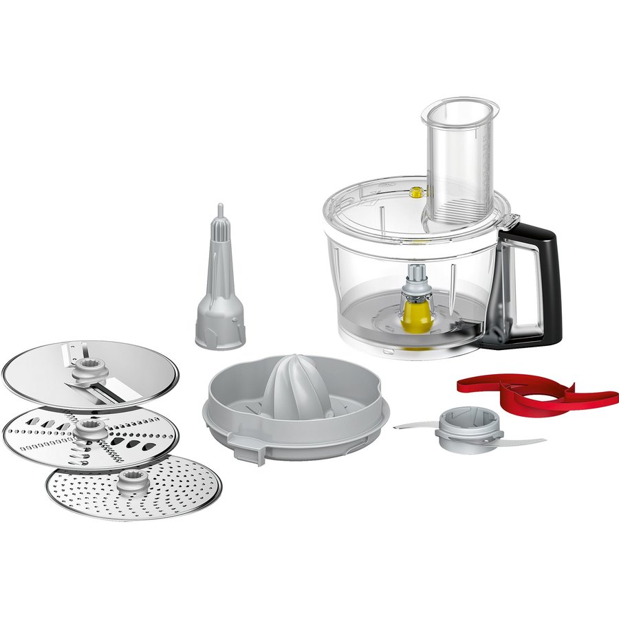Set Accesorii VeggieLove MUZ9VLP1 Vas de mixare Multifunctional 3 Discuri Incluse Inox
