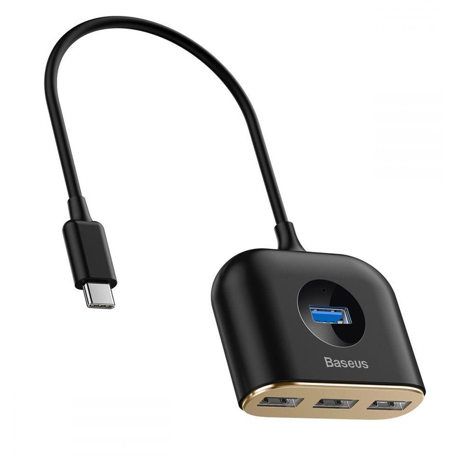 Adaptor HUB 4-in-1 Square USB-C - 1x USB 3.0 3x USB 2.0 1x Micro-USB
