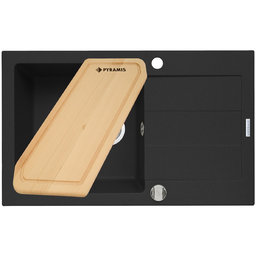 Set Chiuveta bucatarie granit SPARTA PLUS + Tocator Carbon