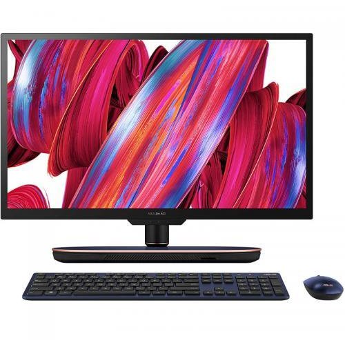 Sistem All in One Zen Z272SDK-BA001M 27 inch UHD Intel Core i7-8700T 16GB 1TB HDD + 256GB SSD nVidia GeForce GTX 1050 Free Dos Black