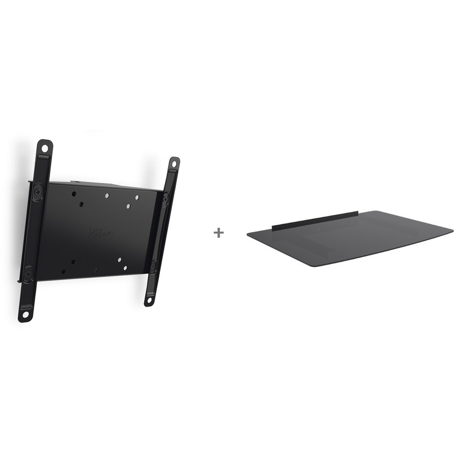 Suport TV perete MA2010 26 - 40 inch Black + Suport DVD CT-DVD-14CSBN