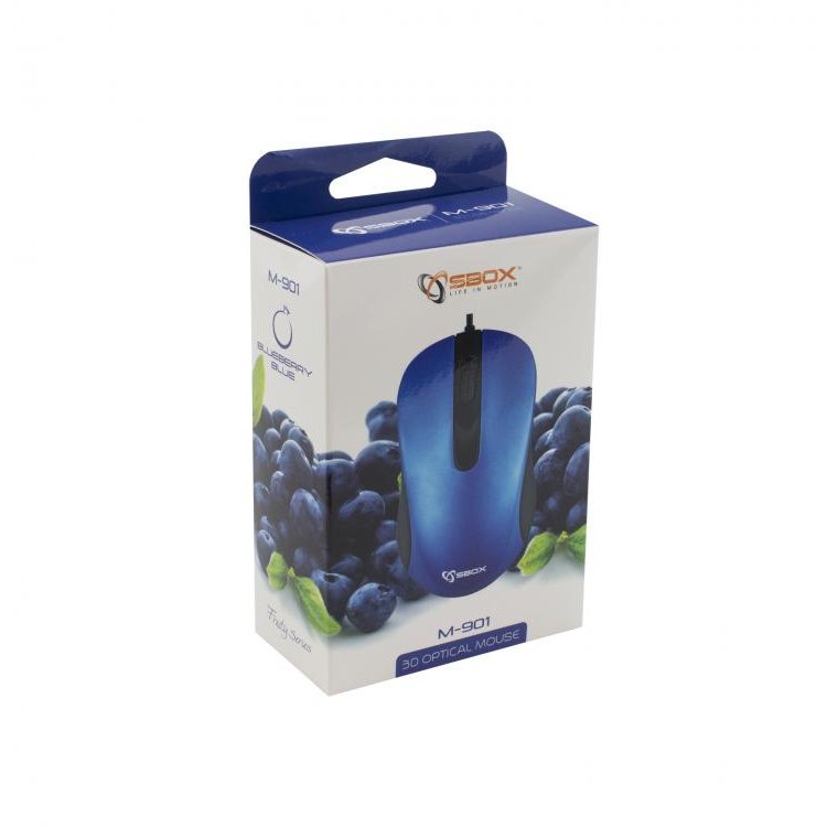 Mouse SBox M-901 Albastru — imaginea 3