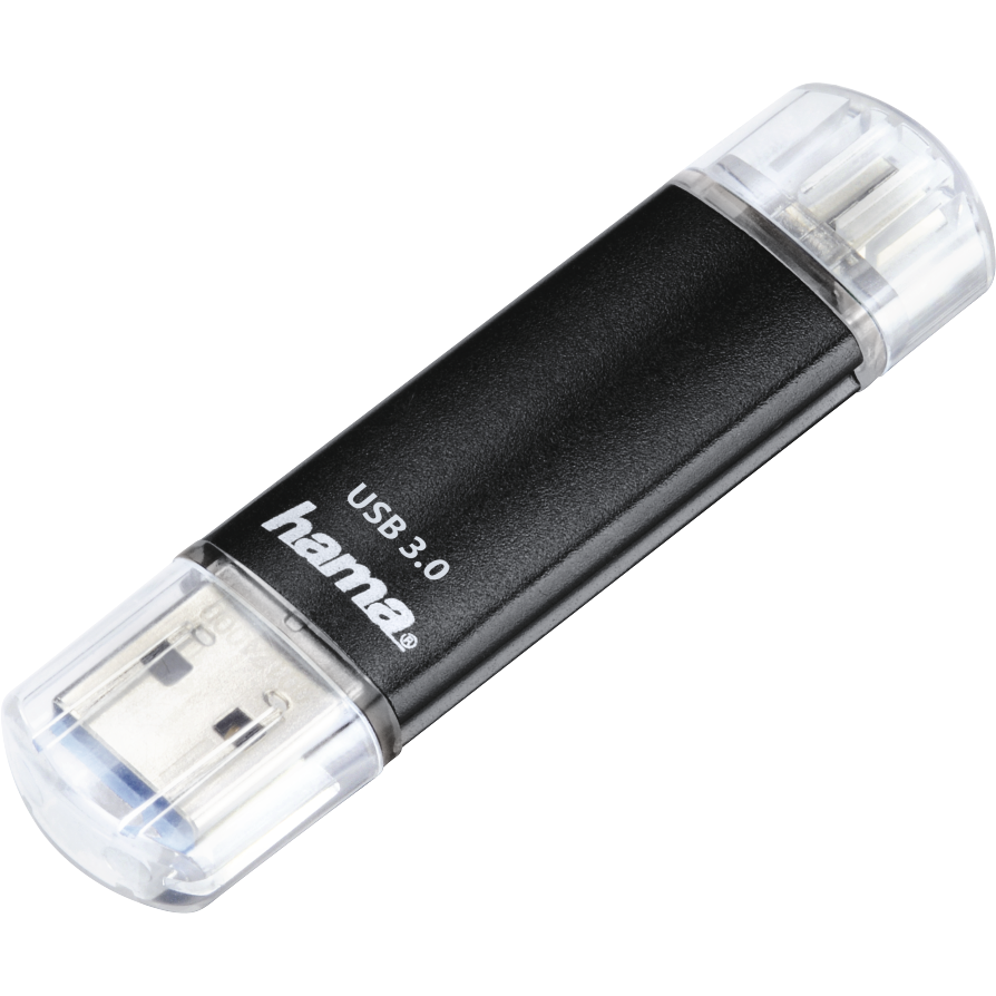 Memorie USB 124001 Laeta Twin USB 2.0-microUSB 128GB 40MBs Negru