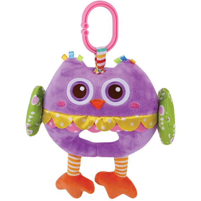 Jucarie muzicala din plus 32 cm Violet Owl