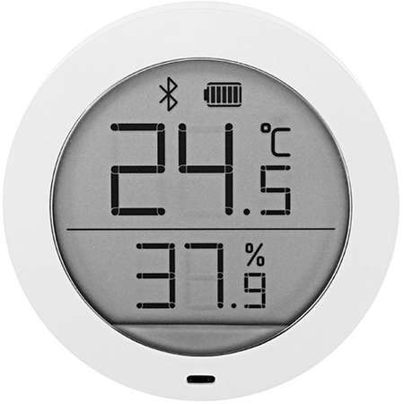 Senzor de Temperatura si Umiditate Xiaomi NUN4019TY cu Afisaj Digital Alb