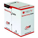 UTP Cat6 bulk cable 4x2 solid CCA 305m box blue