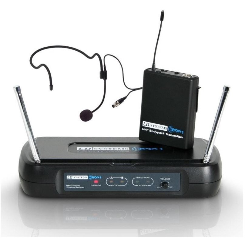 Set microfon cu receptor ECO2 BPH Wireless Negru