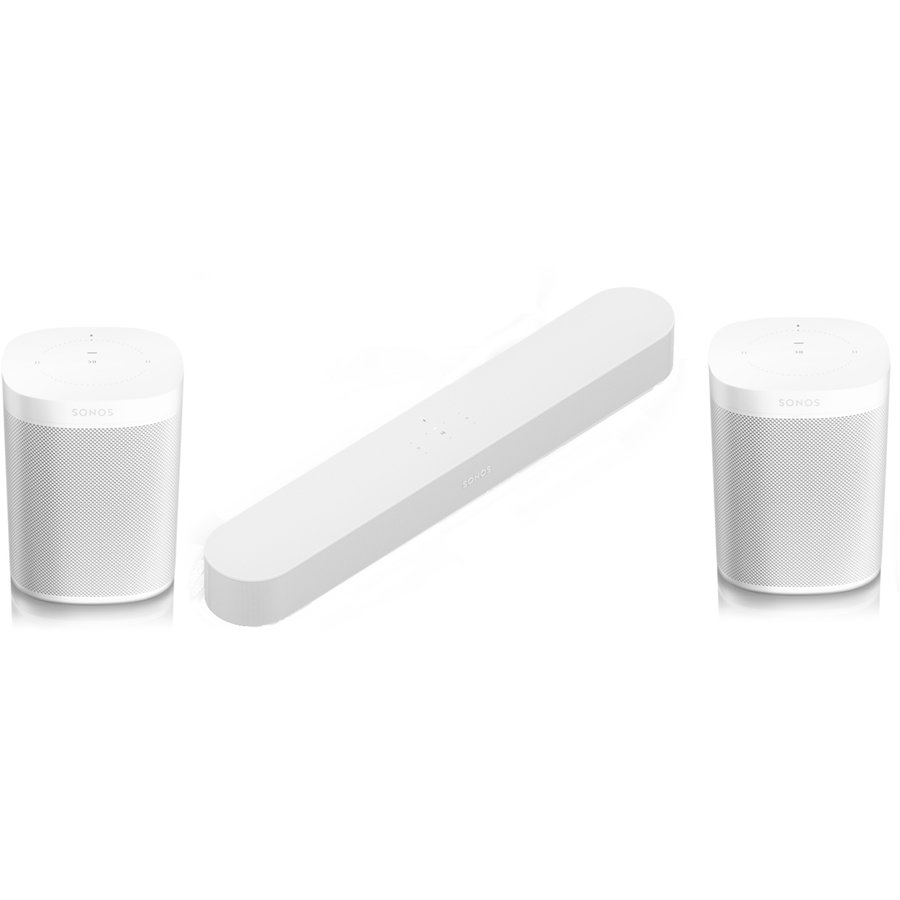 Sistem cu Amplificator BEAM + 2 Boxe One Gen2 White