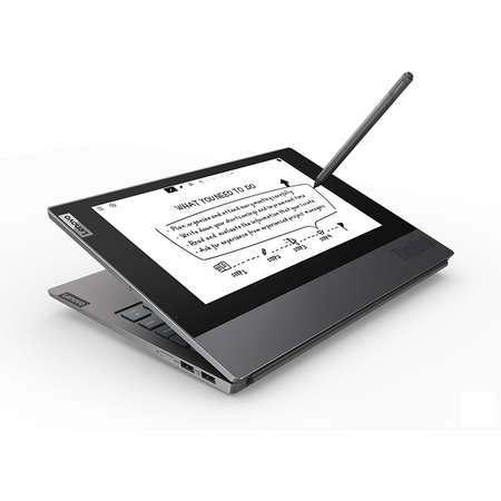 Laptop Lenovo ThinkBook Plus IML 13.3 inch FHD Intel Core i7-10710U 16GB DDR4 512GB SSD FPR Windows 10 Pro Iron Grey