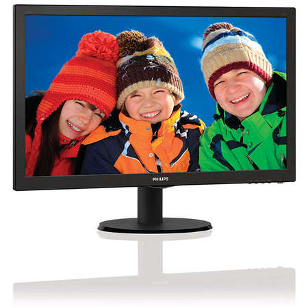 Monitor LED Philips 223V5LSB/01 21.5 inch FHD TN 5ms Black