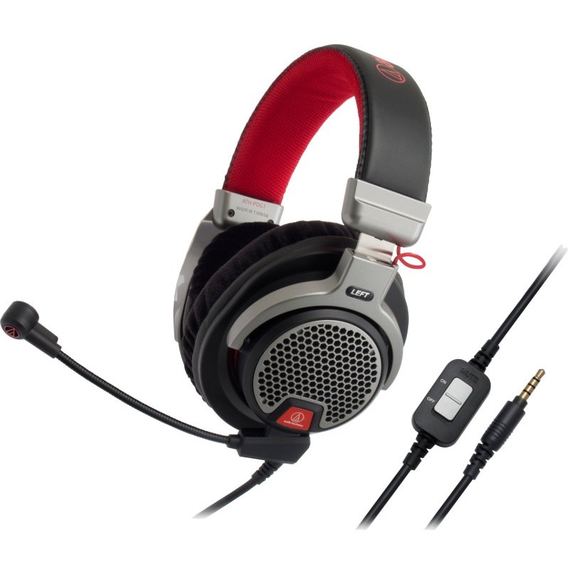 Casti Gaming ATH-PDG1 Negru / Rosu