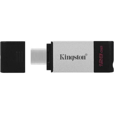 Memorie USB Kingston DT80 128GB USB 3.2 Black Grey
