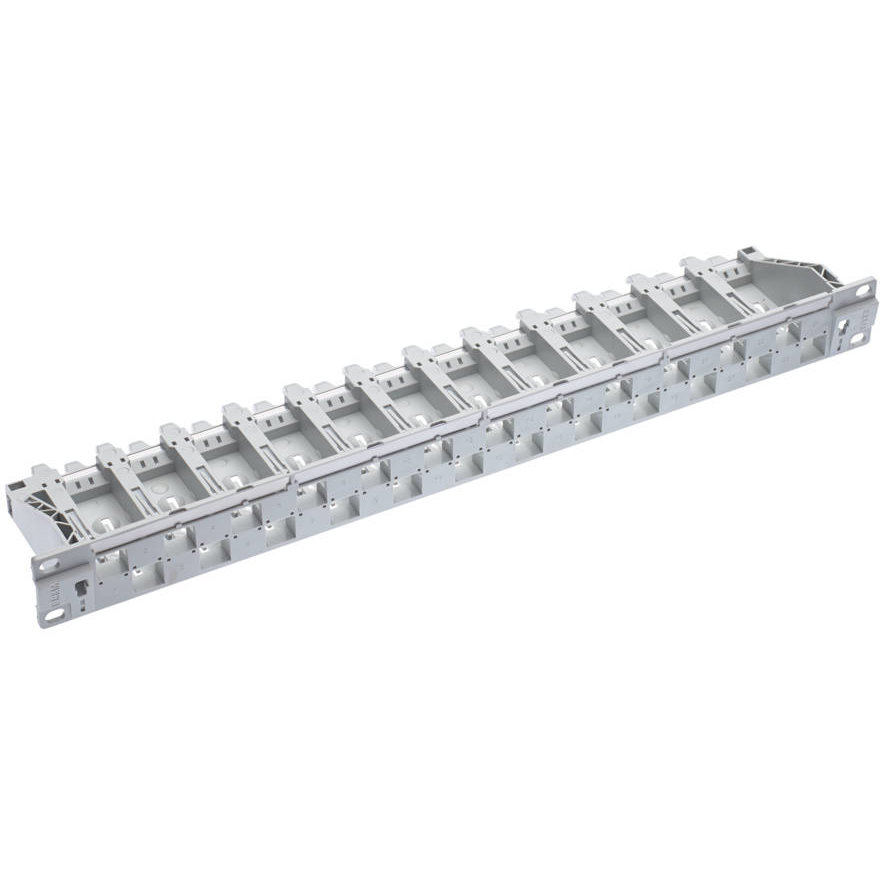 Patch Panel Cat5/6 1U 19 inch 24 porturi Grey