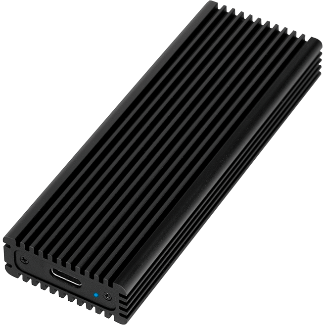 Rack SSD Extern UA0346 M.2 PCIe NVMe la USB 3.2 Black