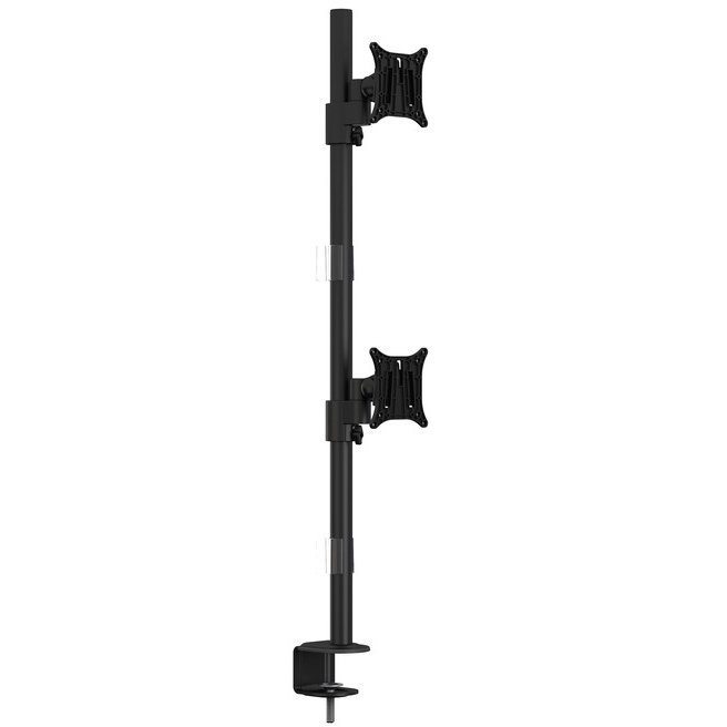 Suport de masa pentru 2 monitoare 15 - 30 inch Black