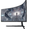 Monitor LED Gaming Curbat Samsung Odyssey G9 QLED 49 inch 1ms Black White