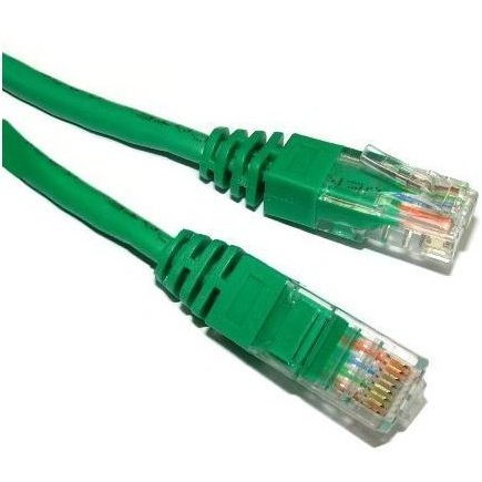 Patchcord UTP Cat5e 10m Green