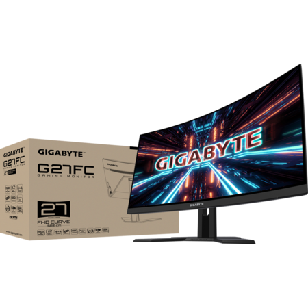 Monitor LED Gaming Curbat Gigabyte G27FC 27 inch 1ms Black