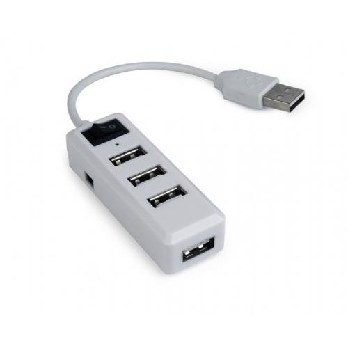 Hub USB UHB-U2P4-21 4-port USB 2.0 Alb