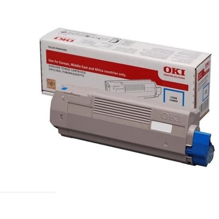 Cartus toner 46507507 Cyan 6000 pagini pentru OKI C612