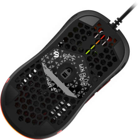 Mouse gaming SPC Gear LIX Plus Iluminare RGB Black