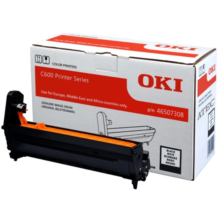 Drum Unit 46507308 Black 30000 pagini pentru Oki C612