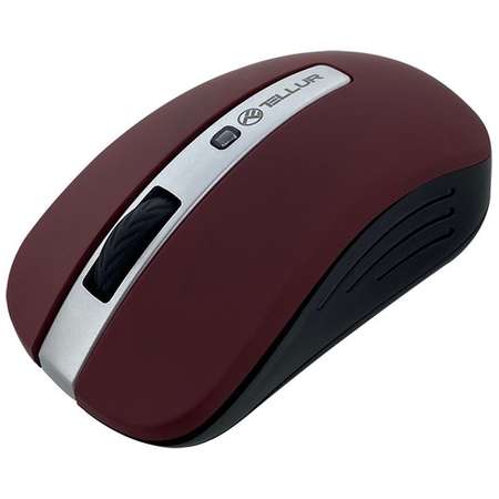 Mouse wireless Tellur TLL491091 Basic LED Rosu inchis