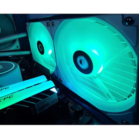 Ventilator ID-Cooling XF-12025 Snow Conector 4pin 120mm Iluminare RGB