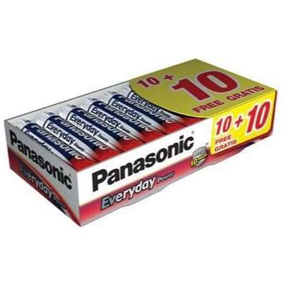 Baterii Panasonic Everyday Power LR03/AAA 20 bucati